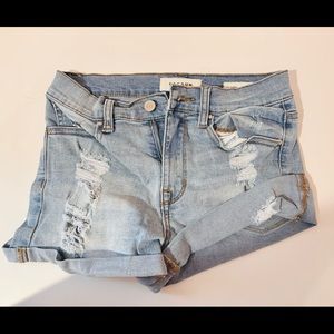 Pacsun Light Wash Denim Jean Shorts